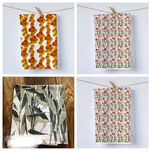 New! Red Bird's House Kitchen Towels (5)